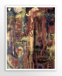 Peinture acrylique art contemporain