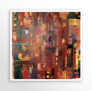 Peinture acrylique art contemporain