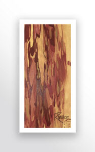 Techno forest, peinture acrylique art contemporain