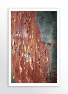 Rocher, peinture acrylique art contemporain